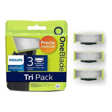 Cuchillas De Repuesto Para Philips One Blade Qp230/50, 3 Pzs