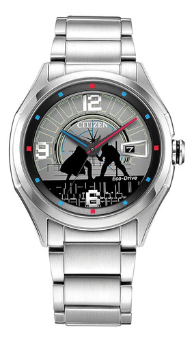 Citizen Men's Star Wars Eco-drive Con Pulsera De Acero Inoxi