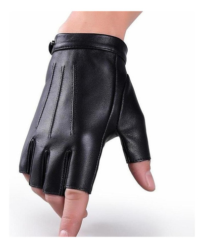 Guantes De Piel Auténtica Para Hombre Y Mujer, Manoplas Sin