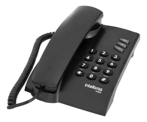 Telefone Com Fio Pleno Preto Intelbras