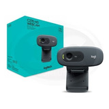 Camara Web Logitech C270 Hd 720p Con Microfono - Gris