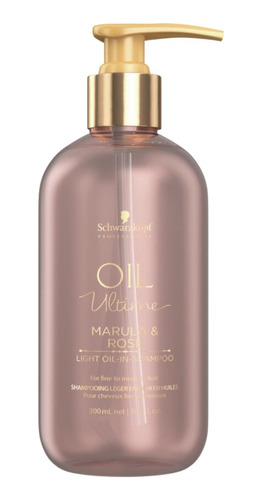 Shampoo Cabello Oil Ultime Marula Y Rose Schwarzkopf X 300ml