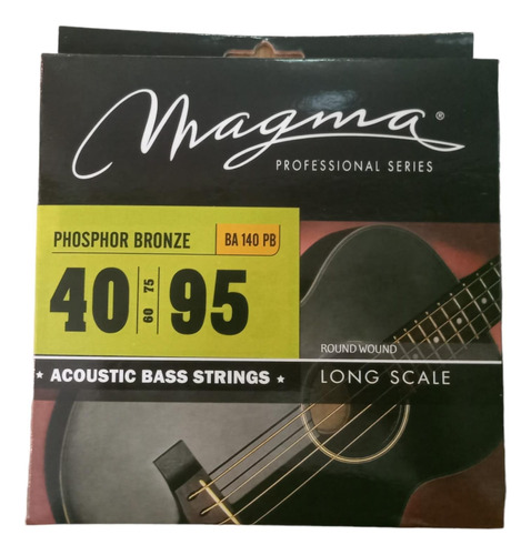 Encordado De Bajo Acustico Magma 40-95 Ba 140 Pb