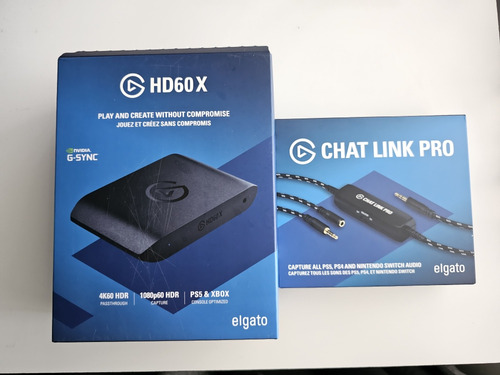 Capturadora De Video Elgato Hd60x + Chat Link Pro 