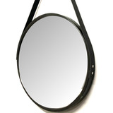 Espelho Decorativo Redondo 60cm Adnet Suspenso C/ Alça Promo