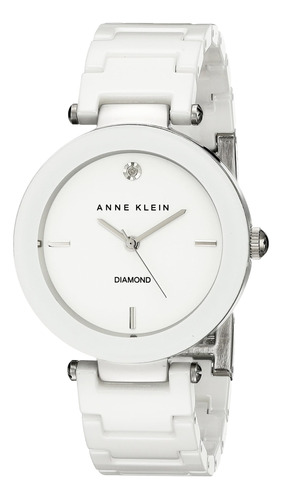 Reloj Anne Klein Para Mujer Con Detalles De Diamantes Y Braz