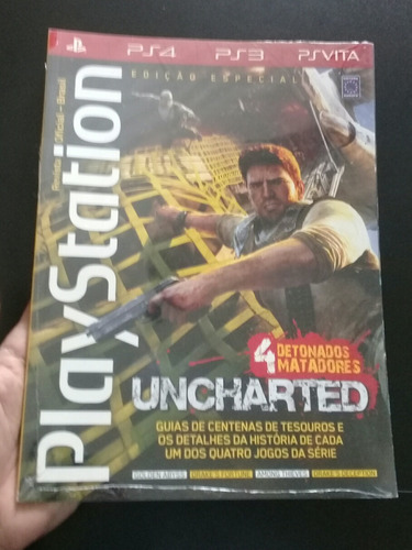Revista Guia Game Playstation Uncharted Lacrada 4  Detonados