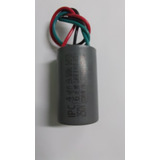 Capacitor Duplo 4+6  Permanente 3 Fios P/ Ventilador  Teto.