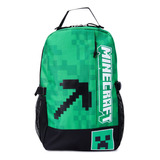 Maleta Para Portátil 18'' Minecraft Pickaxe Creeper