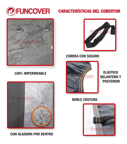 Funda Cobertor Auto Honda Accord Impermeable/prot.uv Foto 2