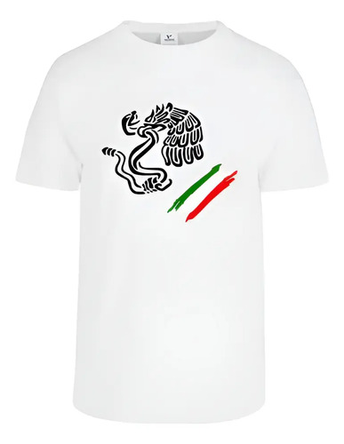 Playera Caballero Mexicano Viva Mexico Moda Casual Premium