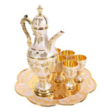 Set De Cafetera Turca, Vintage, Exquisito Y Elegante Metal