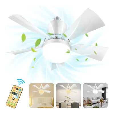 Ventilador de techo KUIIYER B4017 con control remoto 5 palas de Plástico color blanco 40cm de diámetro 50 Hz\u002F60 Hz | MercadoLibre