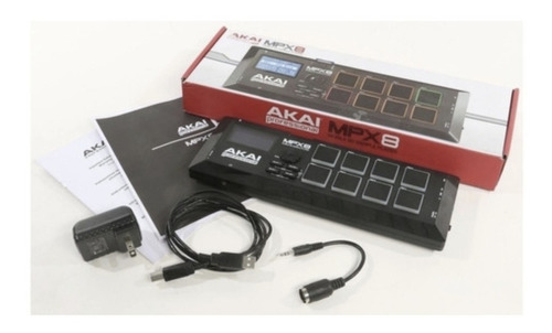 Reproductor Akai Mpx8 Con Tarjeta Sd 8-pad -sampler- Hip Hop