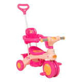 Triciclo Infantil Velotrol Com Guia Até 30kg Toy Urban Baby