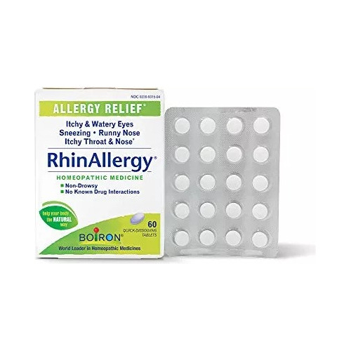 Boiron Rhinallergy Tablets For Relief From Allergy (60 Coun