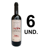 Kit 6 - Vinho Argentino Tinto Seco Gran Cordillera 750ml