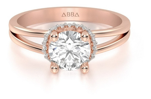 Anillo Compromiso Naya Oro 14k Abba Joyas