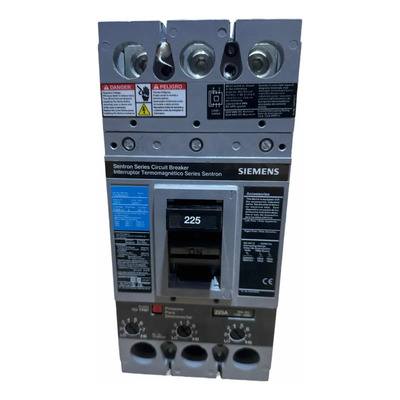 Siemens Fxd63b225 Interruptor Termomagnetico 3 Polos 225 Amp Frecuencia 60Hz | Envío gratis