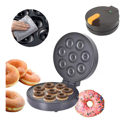 Máquina De Desayuno Mini Donut De 8 Compartimentos