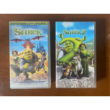 Vhs Shrek 1 Y 2 Colección