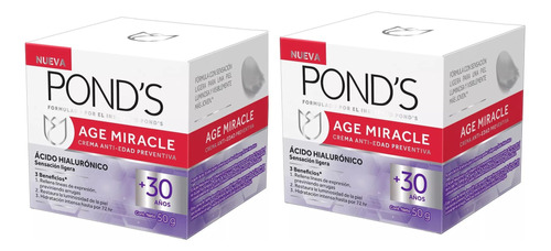 Crema Facial Ponds Agemiracle Acido Hia - g a $1150