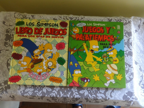 Libro De Juegos De Los Simpsons, Usado, Exc Estado
