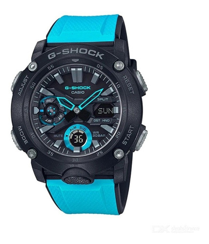 Casio G-shock Ga-2000-1a2 Carbon Fiber Reloj Hombre