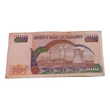 Billete Zimbabwe 500 Dollars 
