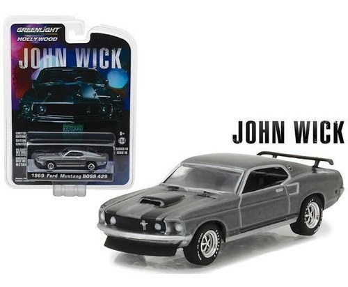 1969 Ford Mustang Boss 429 John Wick Escala 1:64