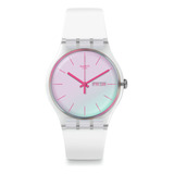 Swatch Nuevo Reloj De Cuarzo Gent Biosourced Polawhite, Bla.