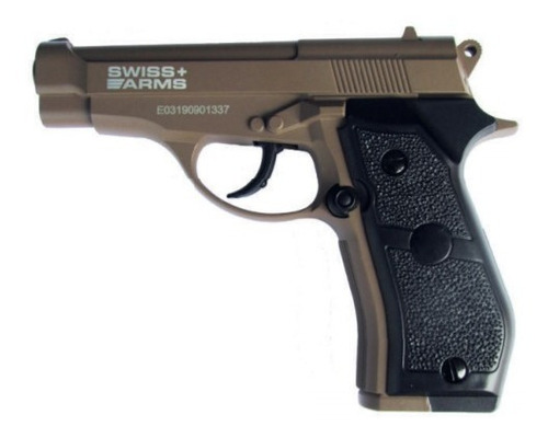 Pistola Balin Swiss Arms P84 Full M Tan Co2 20bb´s Tiro Caza