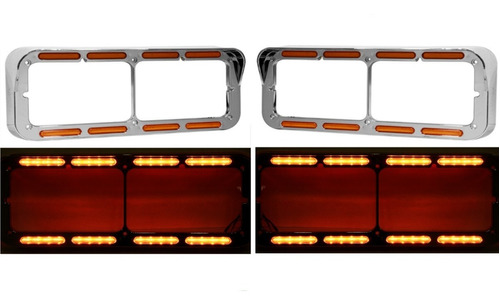 Par Biseles Kenworth Con Led Gel T600/t800/w900