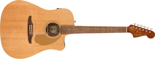 Guitarra E-acustica Fender Redondo Player California Natural