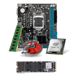 Kit Pl Mãe H110 +  I7 8700 +  32gb Ddr4 + Cooler + M2 512