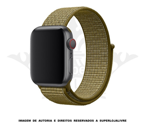 Pulseira Para Apple Watch Nylon Loop Esportiva 40 41 44 45mm