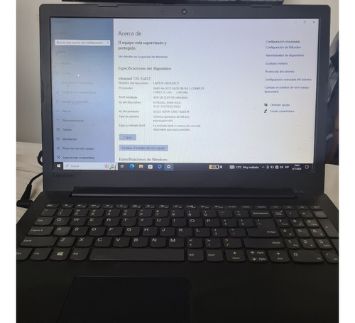 Notebook Lenovo Ideapad 130-15ast 
