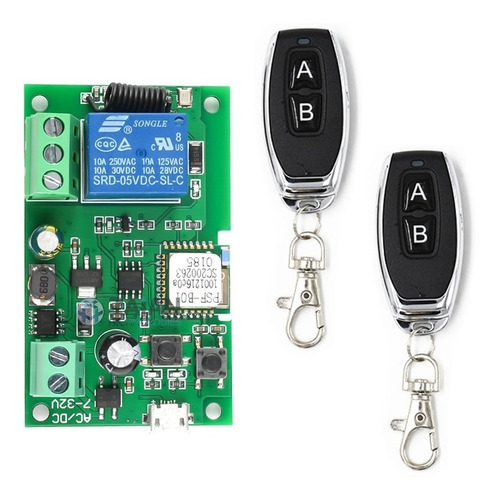 Relé Relay Wifi Y Rf Inteligente Ewelink +2 Controles Remoto