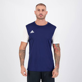 Camisa adidas Estro 19 Azul Marinho E Branca