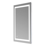 Espejo Par Baño Electrónico Con Luz Led Integrada De 45x75cm