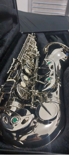 Saxofone Alto Eagle Sa500 Niquelado