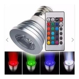 Kit 3 Lampadas Led Colorida Rgb Croica 9w Cromoterapia