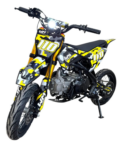 Mini Motocross Montable Motor Gasolina 110cc Uso Profesional | Meses sin interés