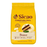 Chocolate Cobertura Fracionada Branca Sicao Gotas 1,01kg