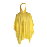 Poncho Para Lluvia De Pvc Amarillo