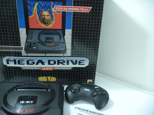 Console Sega Mega Drive Tectoy Com Caixa Controle Manual Original 