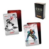 Set De 2 Tarjetas Amiibo - Metroid Dread - E.m.m.i - Samus