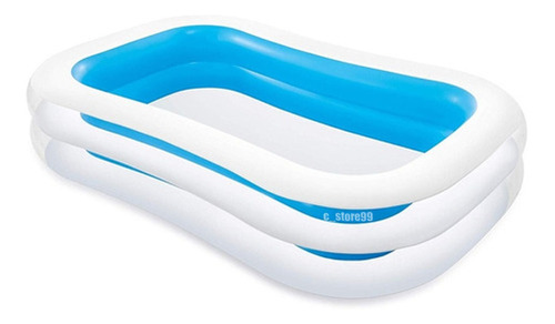 Piscina Inflable Tamaño Familiar Rectangular  Intex56483