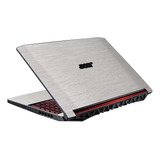 Adesivo Skin Para Notebook Acer Nitro 5 An515 - Aço Escovado