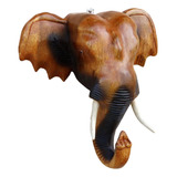 Centro De Mesa De Escultura De Elefante De Pared 12 Pulgadas